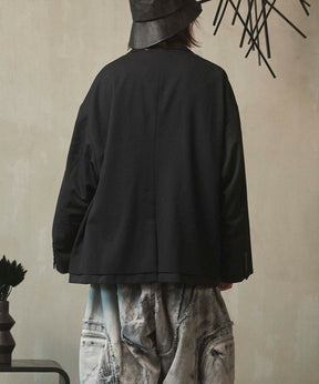 Prime-Over Layering Double Breasted Tailored Jacket