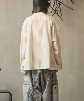 [Sales open at 12:00 on Saturday, September 13th] [Italian Dead Stock Fabric] Prime-Over 2way Zip Shirts