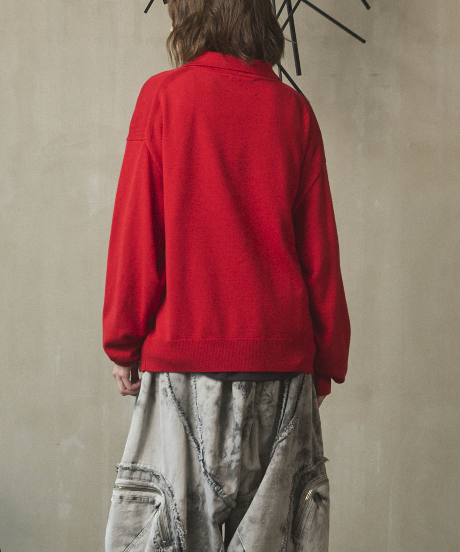 [25AW PRE-ORDER] Cashfeel Extra Fine Merino Wool Prime-Over Skipper Knit Pullover