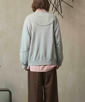 Prime-Over Crew Neck Long Sleeve Waffle T-Shirt