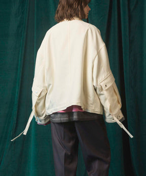 Prime-Over Cargo Big Poket Stand Collar Blouson