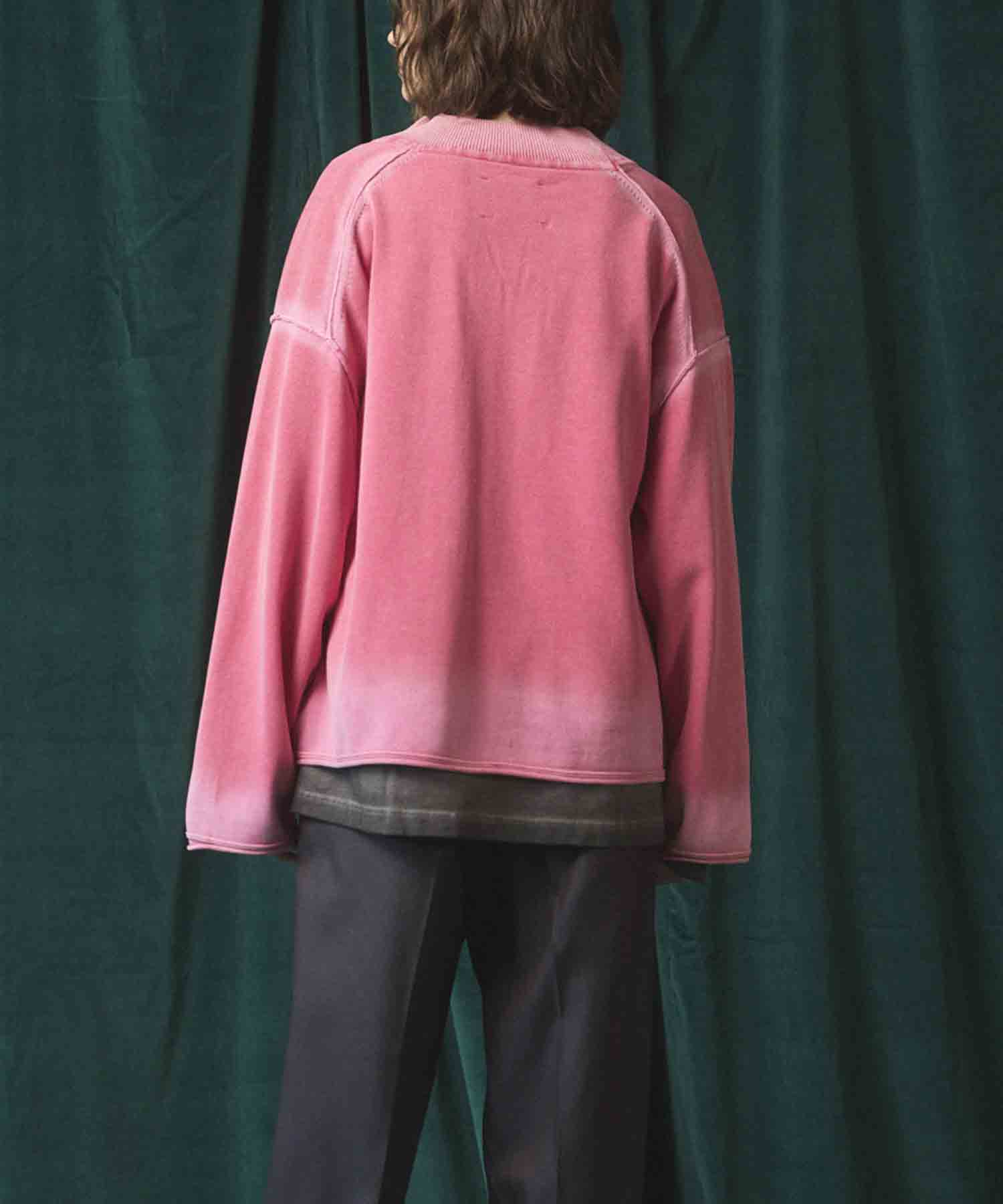 Gradation Short Length Prime-Over V-Neck Knit Pullover