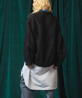 [Sale starts at 12:00 pm on Saturday, September 13th] [Italian Dead Stock Fabric] Prime-Over Curved Shirts Blouson