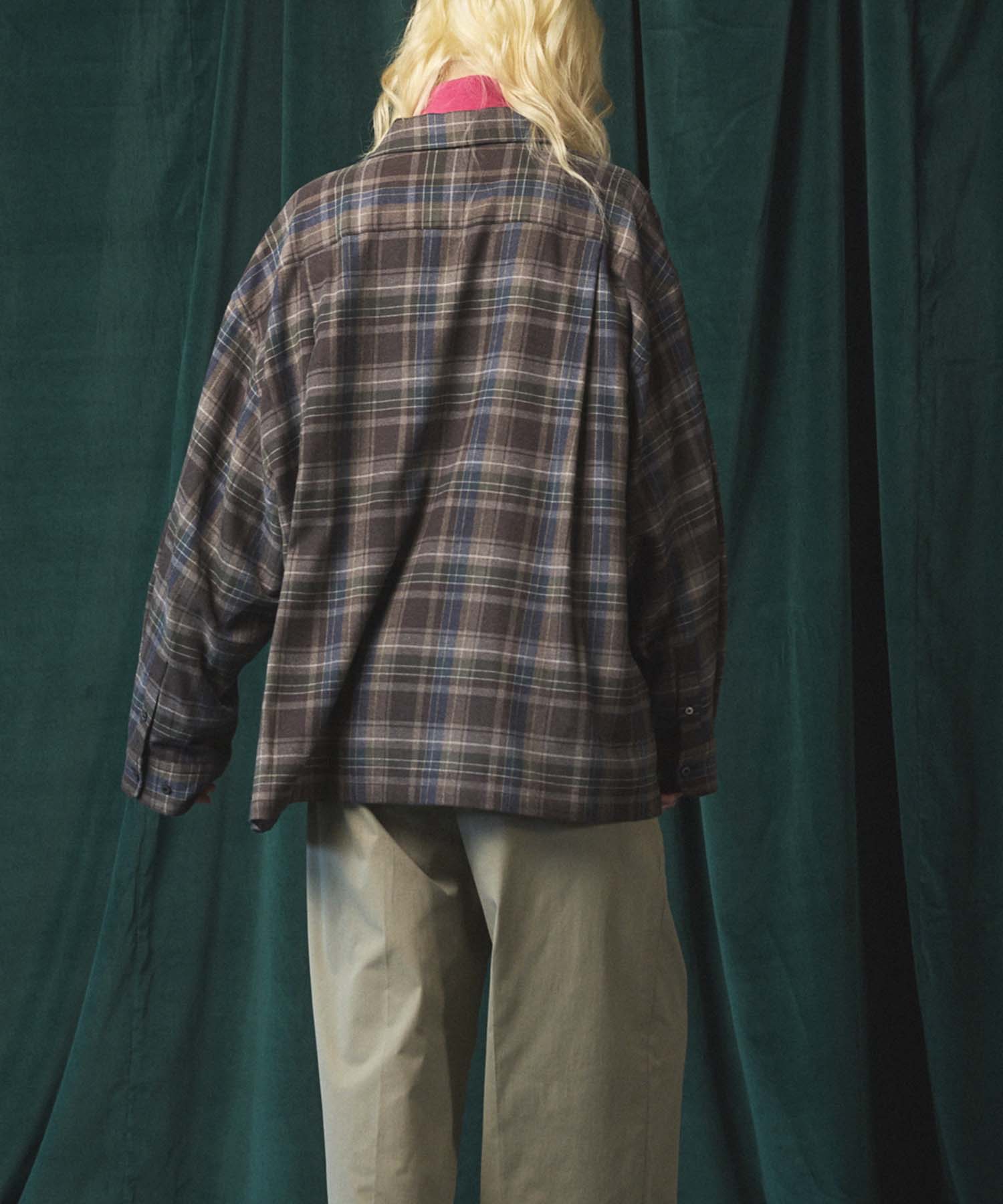 [Sales open at 12:00 on Saturday, September 13th] [Italian Dead Stock Fabric] Prime-Over 2way Zip Shirts