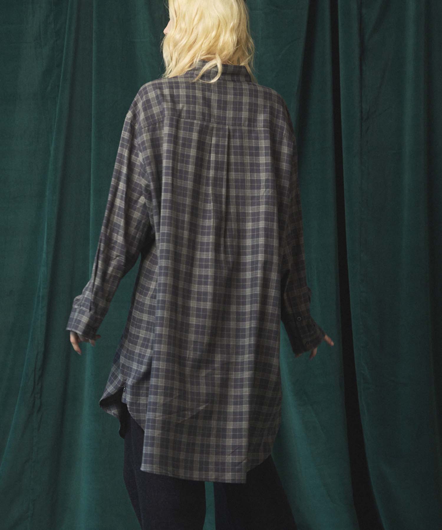 [Sales open at 12:00 on Saturday, September 13th] [Italian Dead Stock Fabric] Prime-Over Maxi Shirts Coat