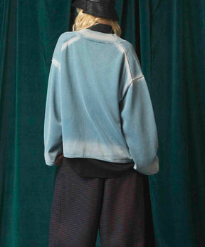 Gradation Short Length Prime-Over V-Neck Knit Pullover