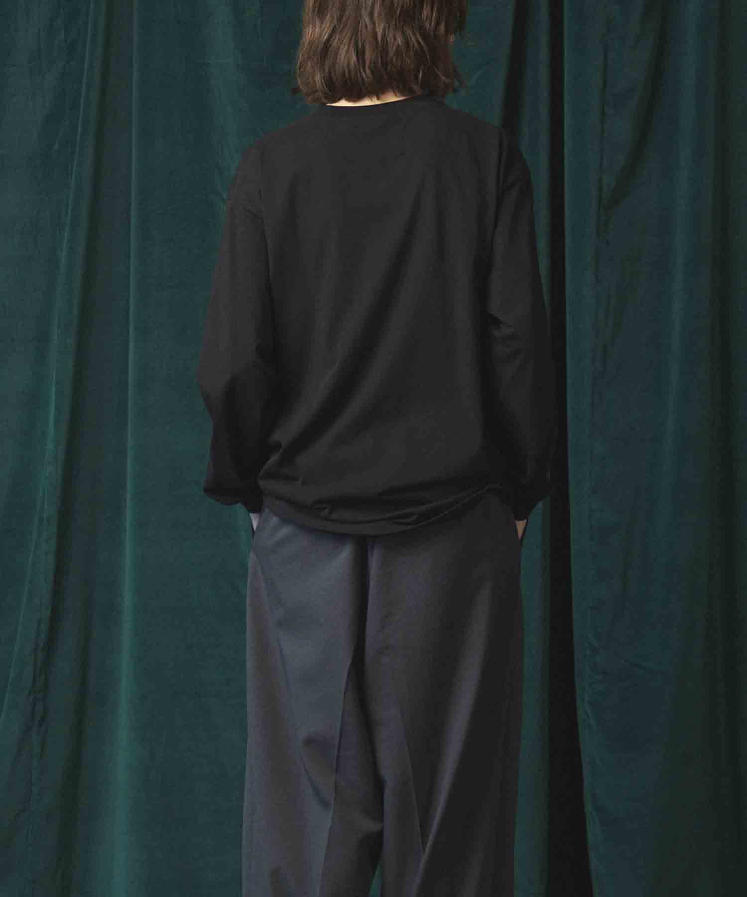 Artist Graphical Embroidery Prime-Over Crew Neck Long Sleeve T-Shirt