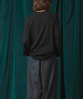 Artist Graphical Embroidery Prime-Over Crew Neck Long Sleeve T-Shirt