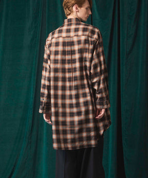 [Sales open at 12:00 on Saturday, September 13th] [Italian Dead Stock Fabric] Prime-Over Maxi Shirts Coat