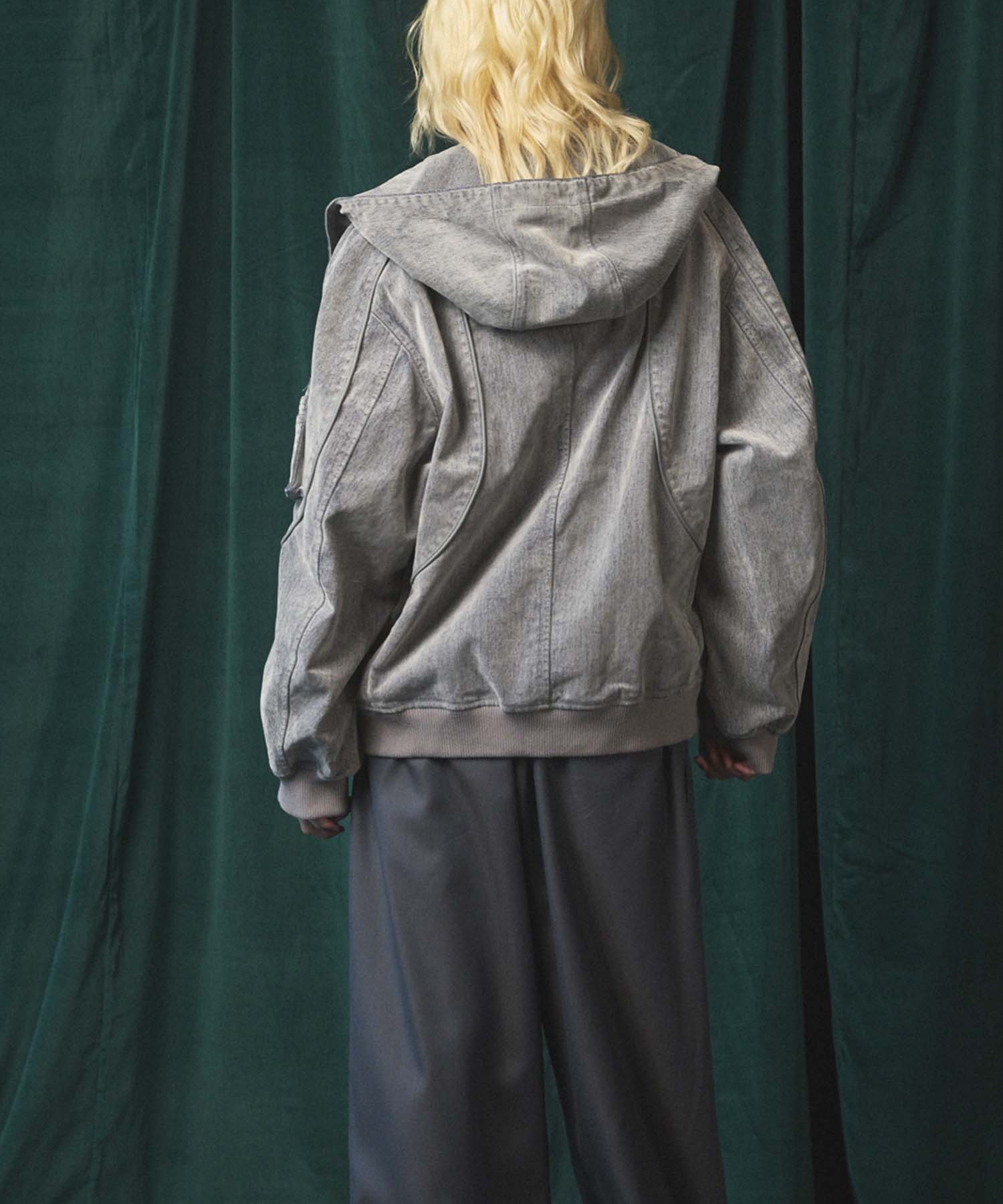 Different Material Docking Prime-Over Military Blouson