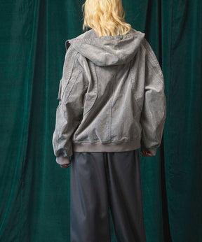 Different Material Docking Prime-Over Military Blouson