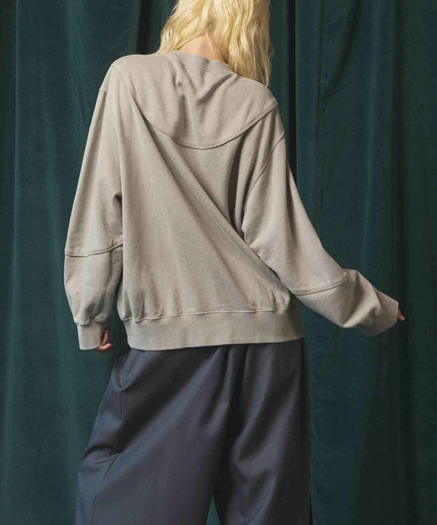 Prime-Over Crew Neck Long Sleeve Waffle T-Shirt