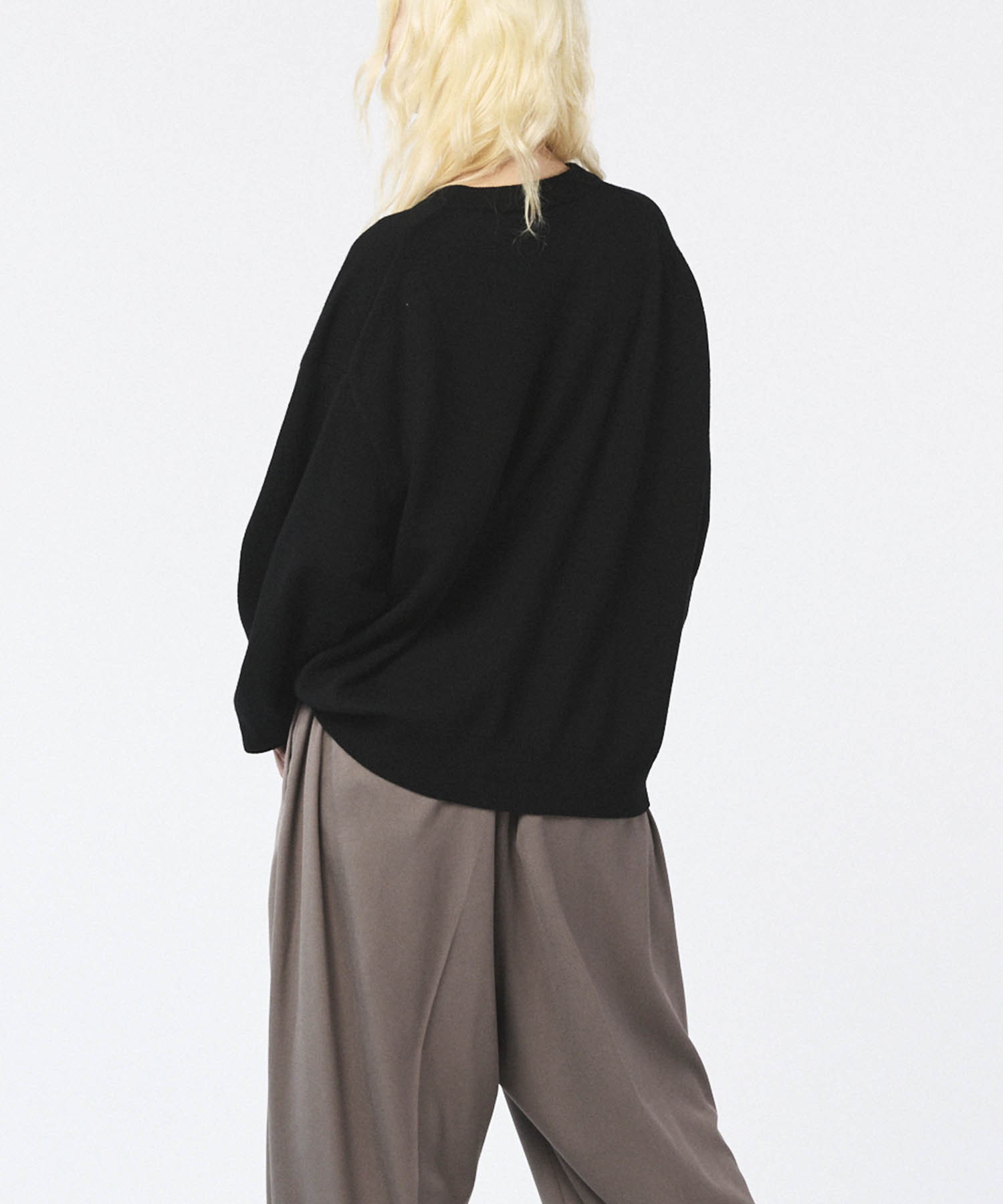 [25AW PRE-ORDER] Cashfeel Extra Fine Merino Wool Prime-Over Crew Neck Knit Pullover