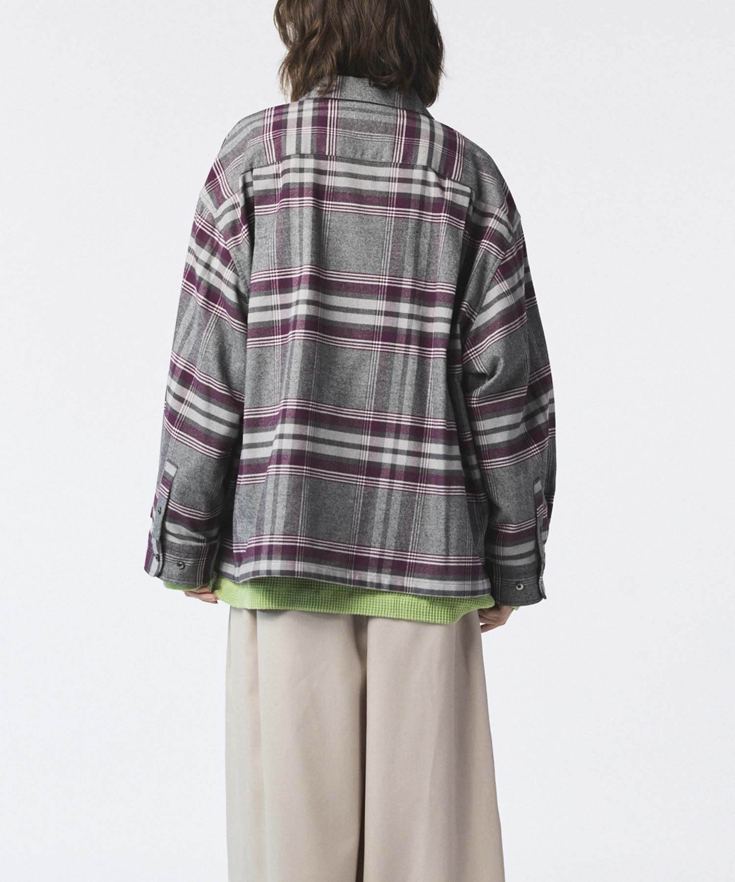 [Sales open at 12:00 on Saturday, September 13th] [Italian Dead Stock Fabric] Prime-Over 2way Zip Shirts