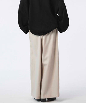 4 Colors Chambray Washable Wool Baggy Wide Pants