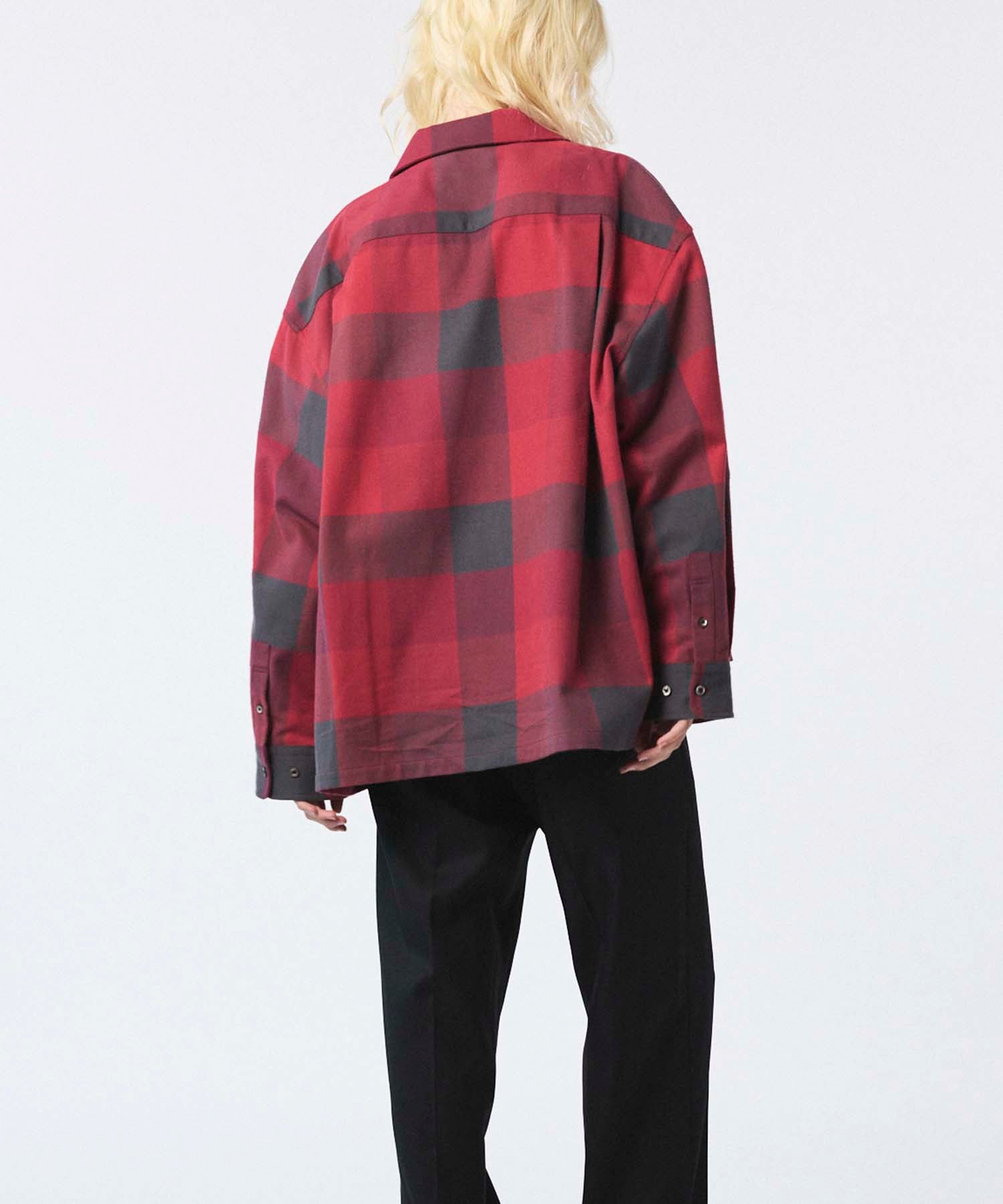 [Sales open at 12:00 on Saturday, September 13th] [Italian Dead Stock Fabric] Prime-Over 2way Zip Shirts