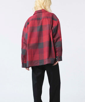 [Sales open at 12:00 on Saturday, September 13th] [Italian Dead Stock Fabric] Prime-Over 2way Zip Shirts