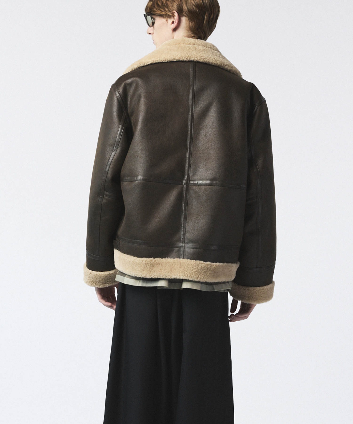 B-3 Fake Mouton Jacket