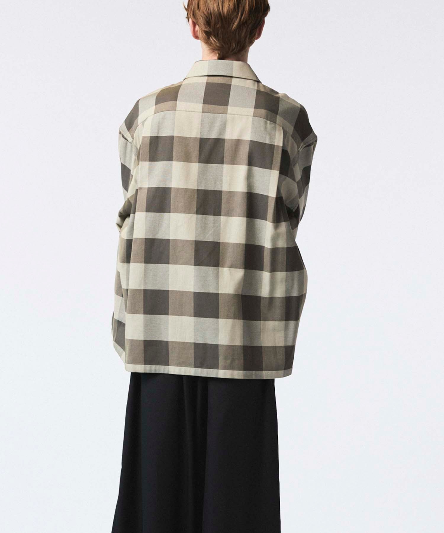 [Sales open at 12:00 on Saturday, September 13th] [Italian Dead Stock Fabric] Prime-Over 2way Zip Shirts