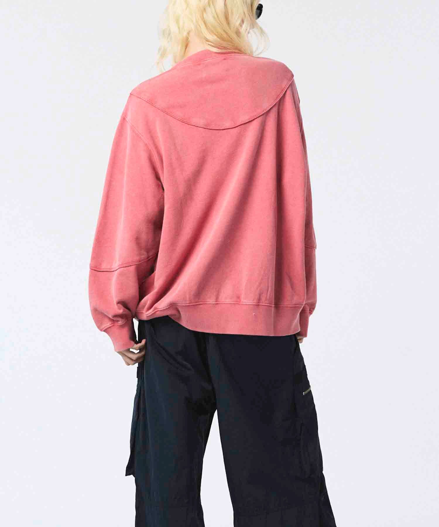 Prime-Over Crew Neck Long Sleeve Waffle T-Shirt