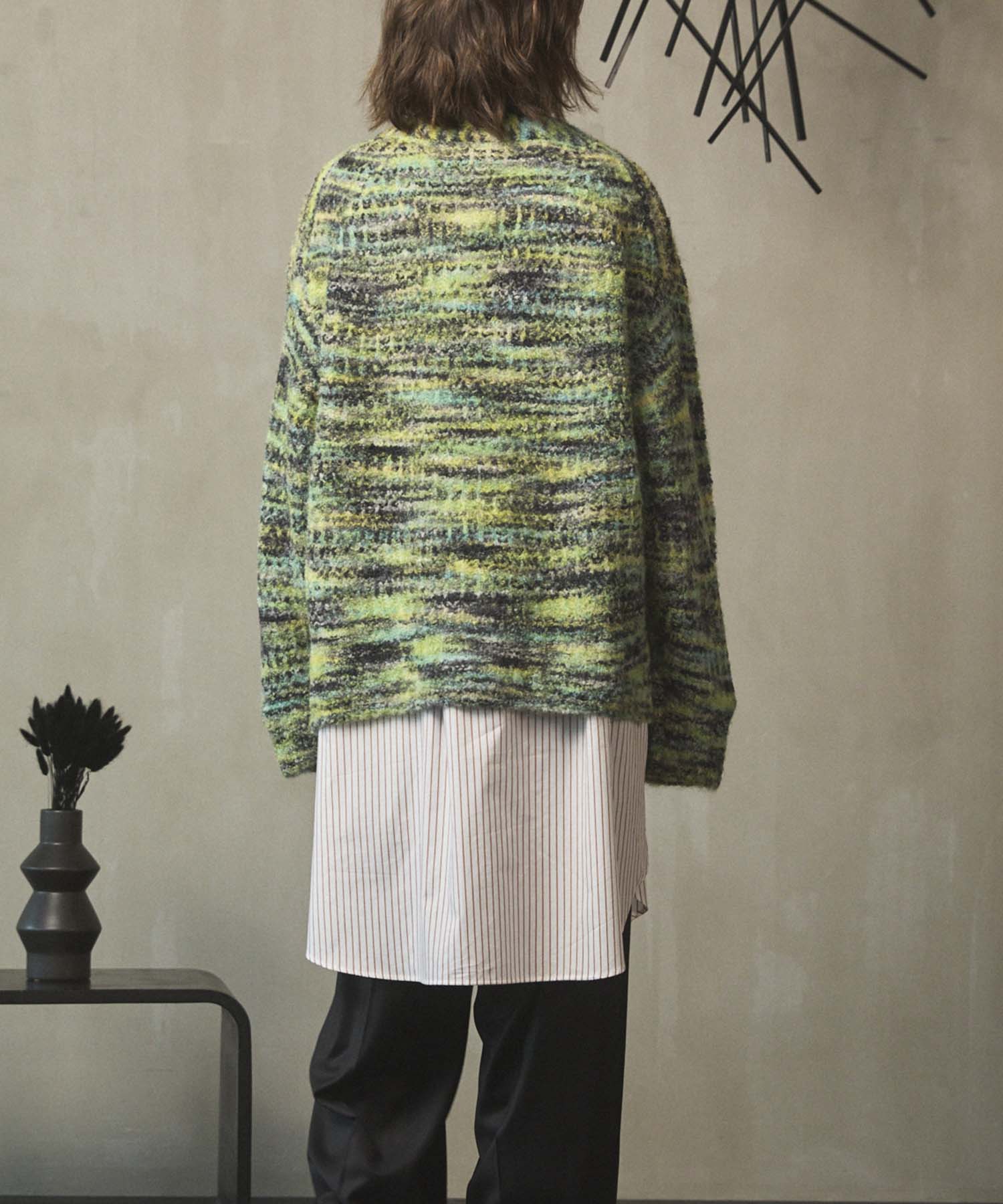 [25AW PRE-ORDER] Italian Imported Yarn Prime-Over Crew Neck Pullover Knit