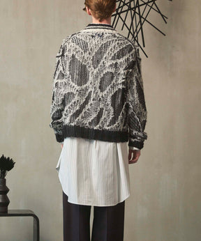 Mohair Sheer V-Neck 니트 풀오버