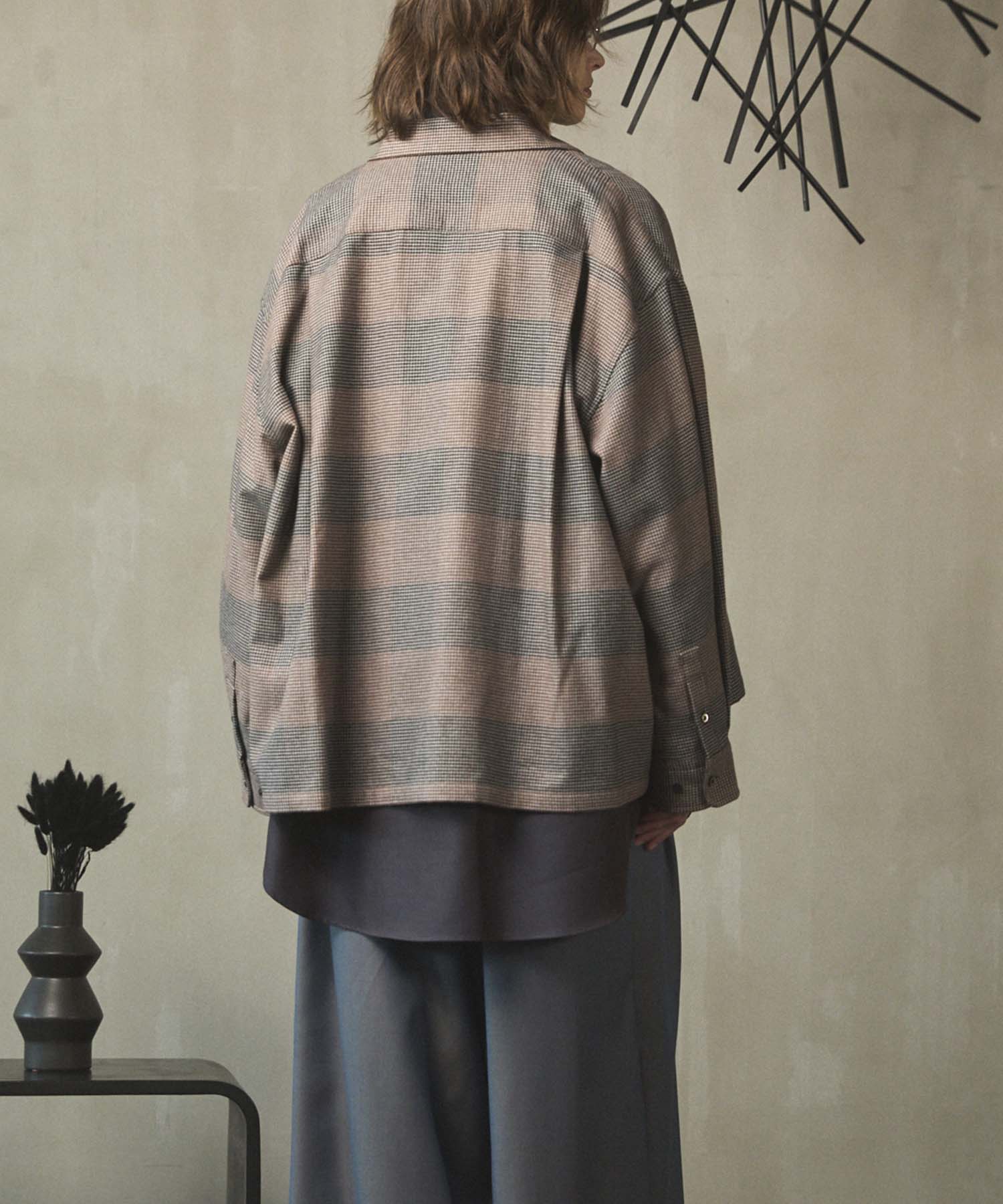 [Sales open at 12:00 on Saturday, September 13th] [Italian Dead Stock Fabric] Prime-Over 2way Zip Shirts