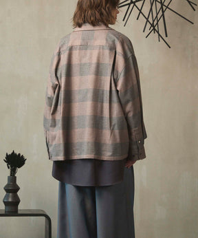 [Sales open at 12:00 on Saturday, September 13th] [Italian Dead Stock Fabric] Prime-Over 2way Zip Shirts