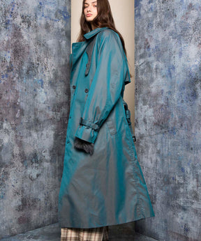 120/2/2/2/2/2/SUVIN Cotton Gabardine Prime-Over Trench Coat