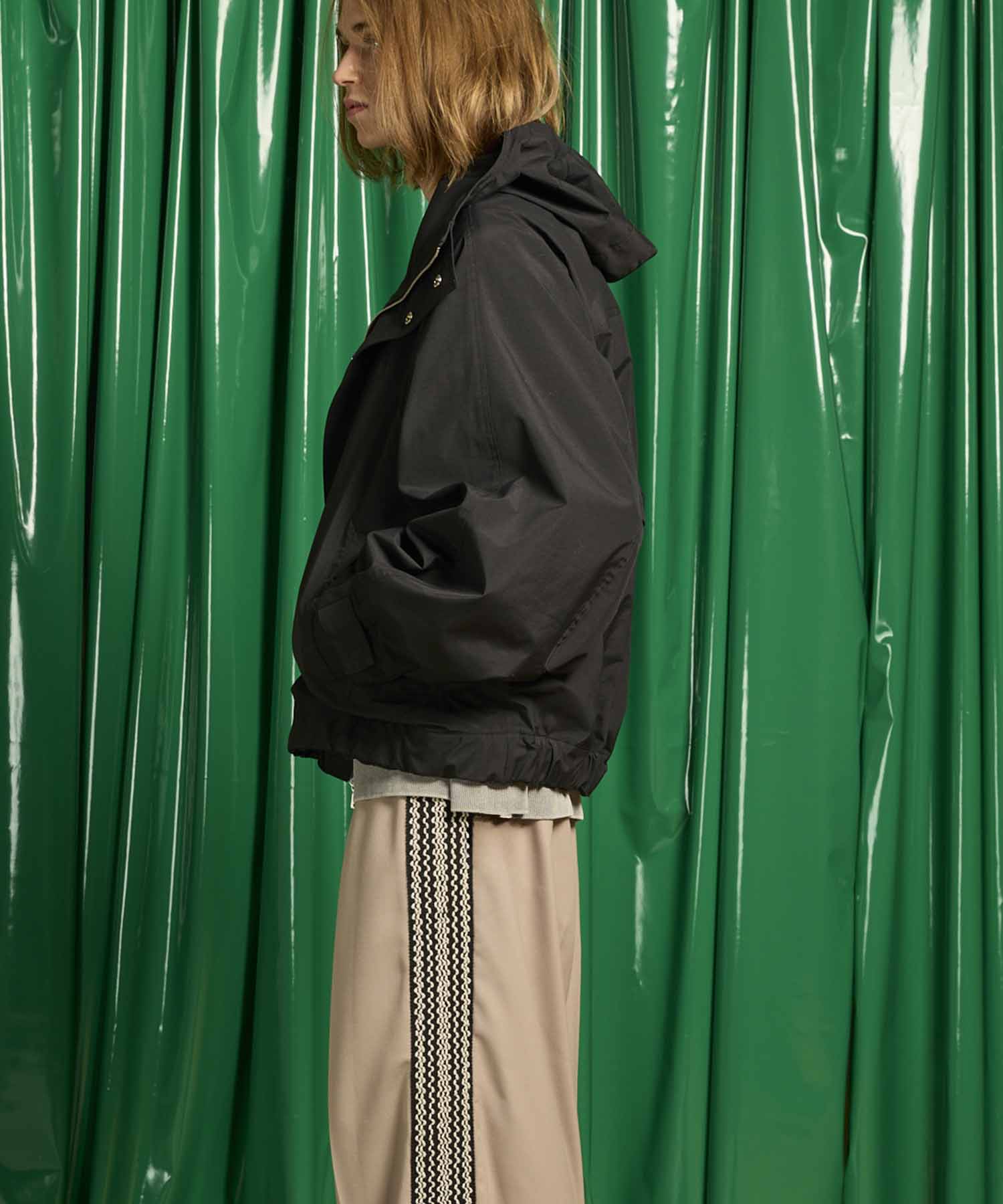 [Foxfire for Maison Special] Prime-Over CURVED ZIP HOOD BLOUSON