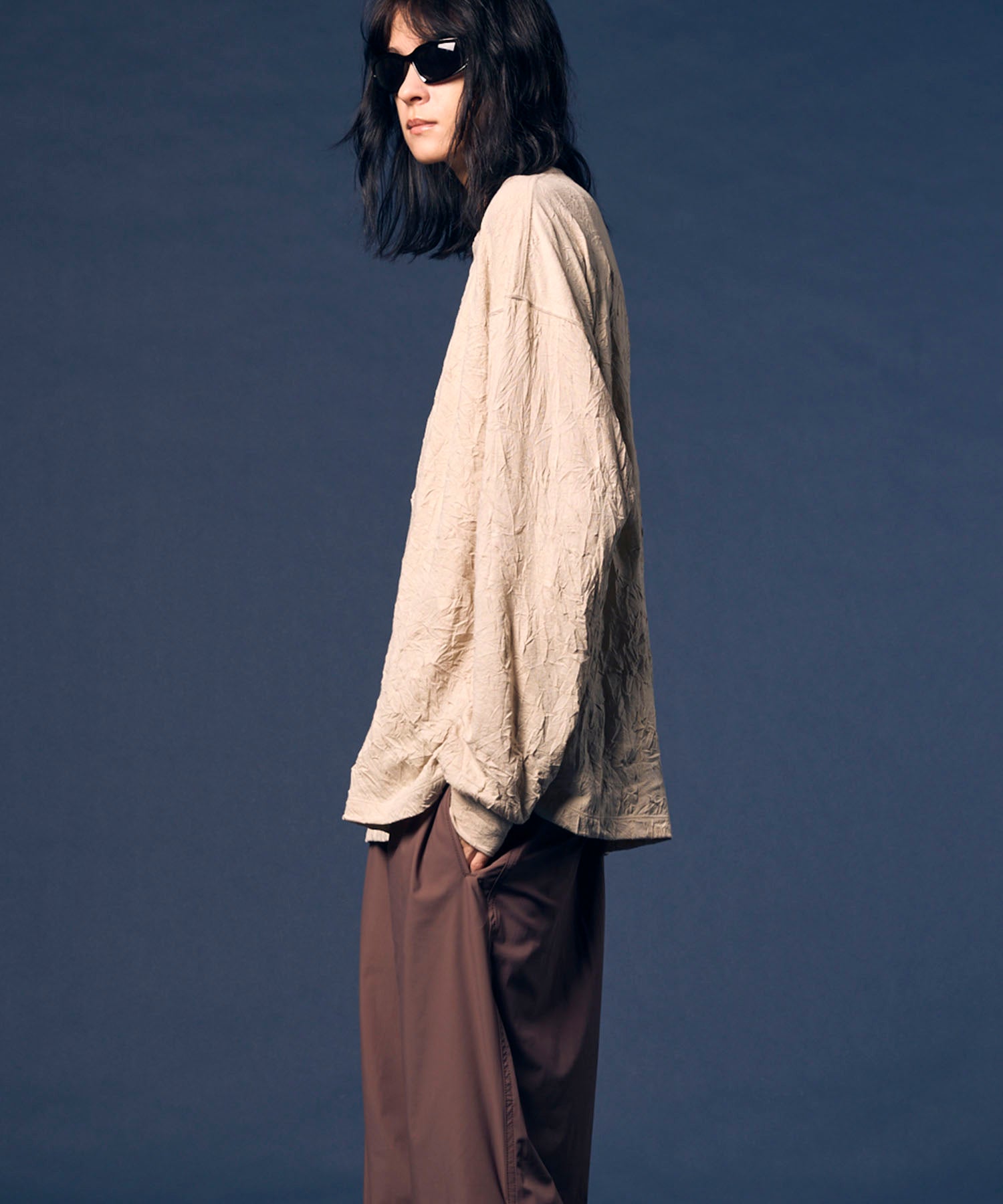 捕获洗衣机处理Prime-Erover脖子长袖T恤