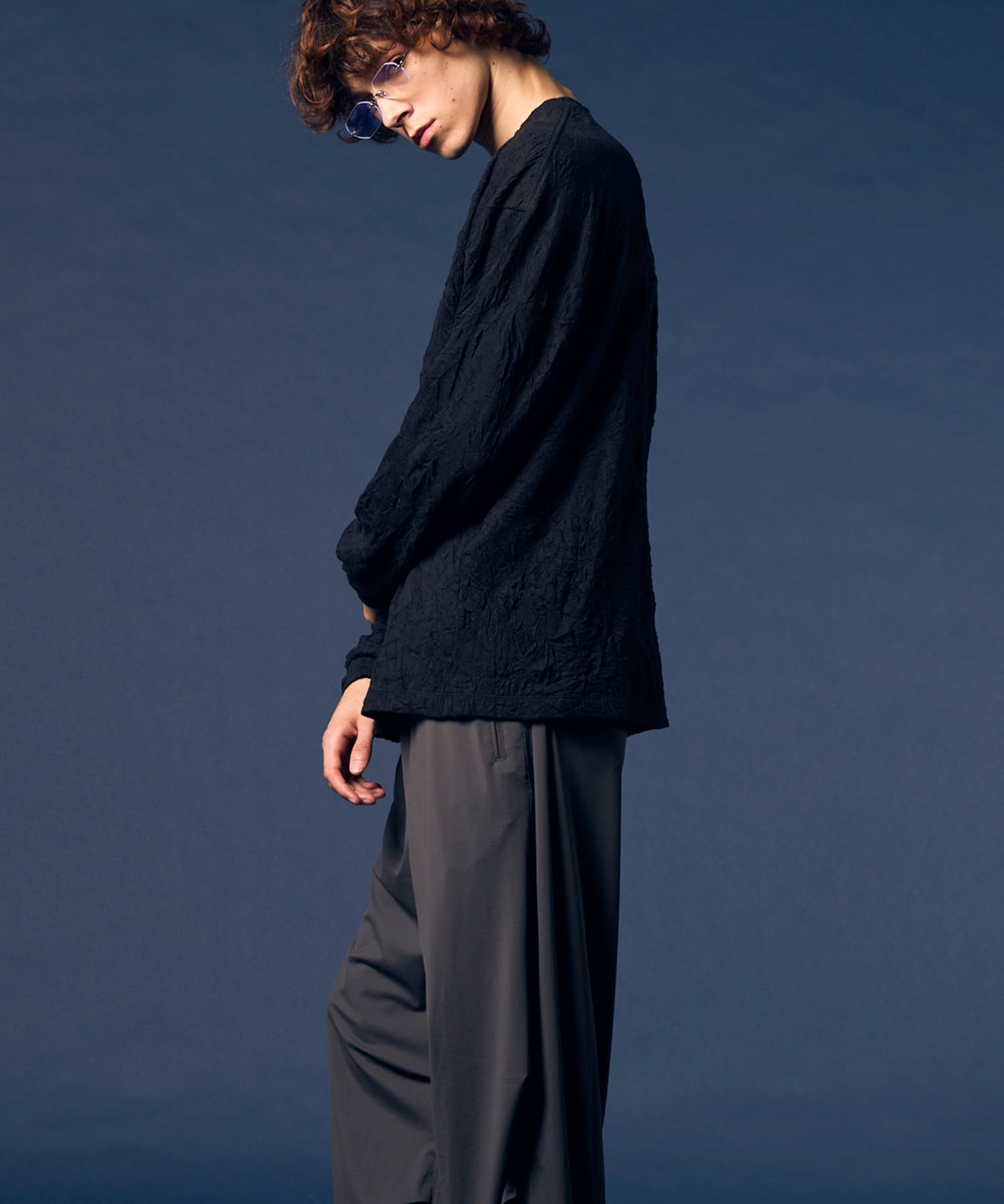 捕获洗衣机处理Prime-Erover脖子长袖T恤