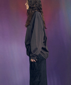 [ex] Prime-Over光滑的船员脖子长袖T恤