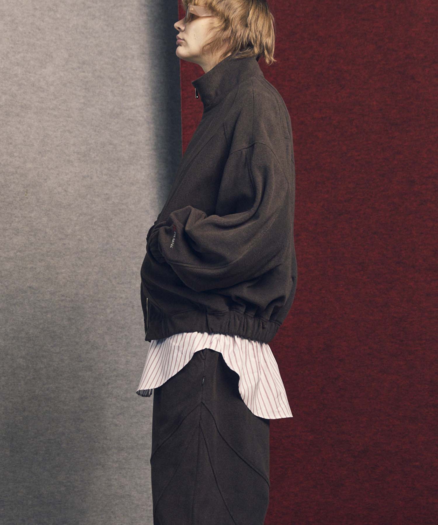 Prime-Over Denim Switching Blouson