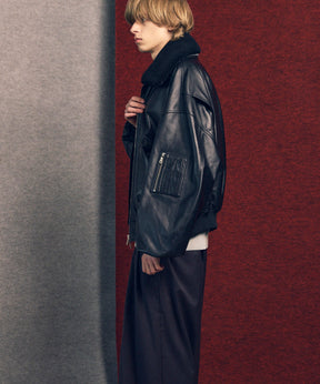 【25AW PRE-ORDER】Sheep Leather Mouton G-1飞行Jacket