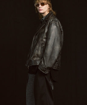 [25AW 사전 주문] 양 가죽 테일러드 더블 라이더 재킷