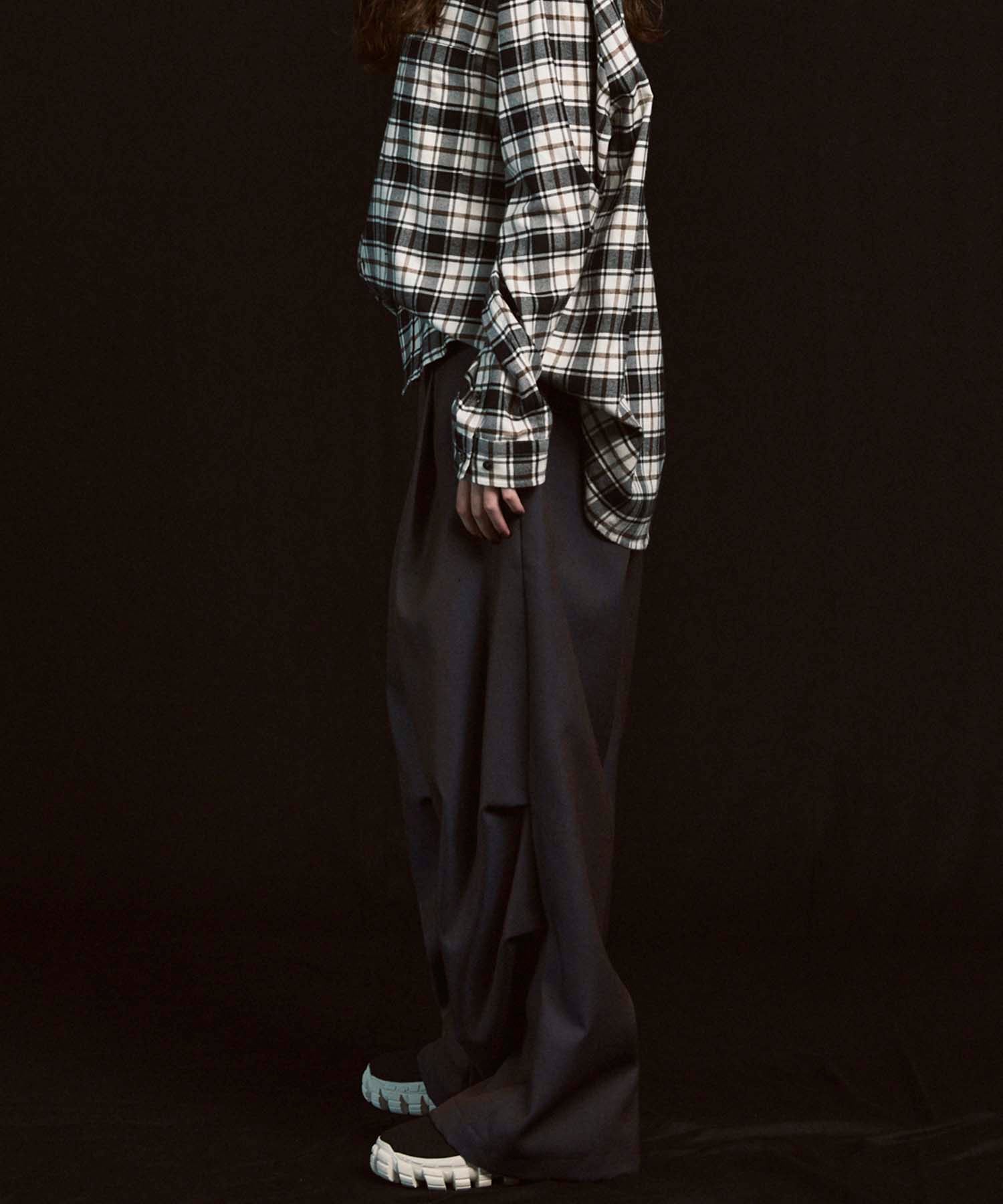 4 Colors Chambray Washable Wool Prime-Wide Snow Pants