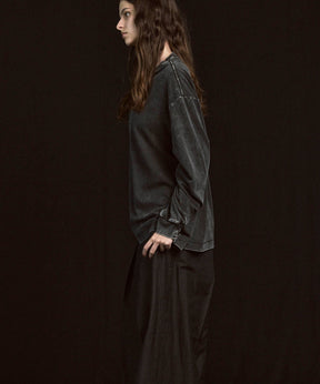 [ex] Prime-Ore-Ore-Ore-Ore-Over Smooth Crew Neck长袖T恤