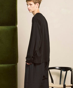 [ex] Prime-Over光滑的船员脖子长袖T恤