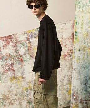 [25AW PRE-ORDER] Nuance Graphics Hand Stitching Long Sleeve TEE