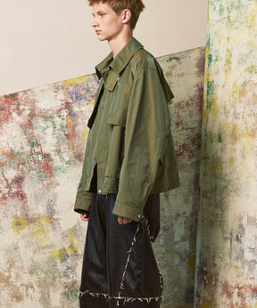 주요 멀티 포켓 블루슨