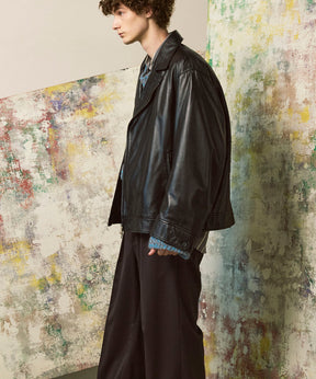 [25AW 사전 주문] 양 가죽 테일러드 더블 라이더 재킷