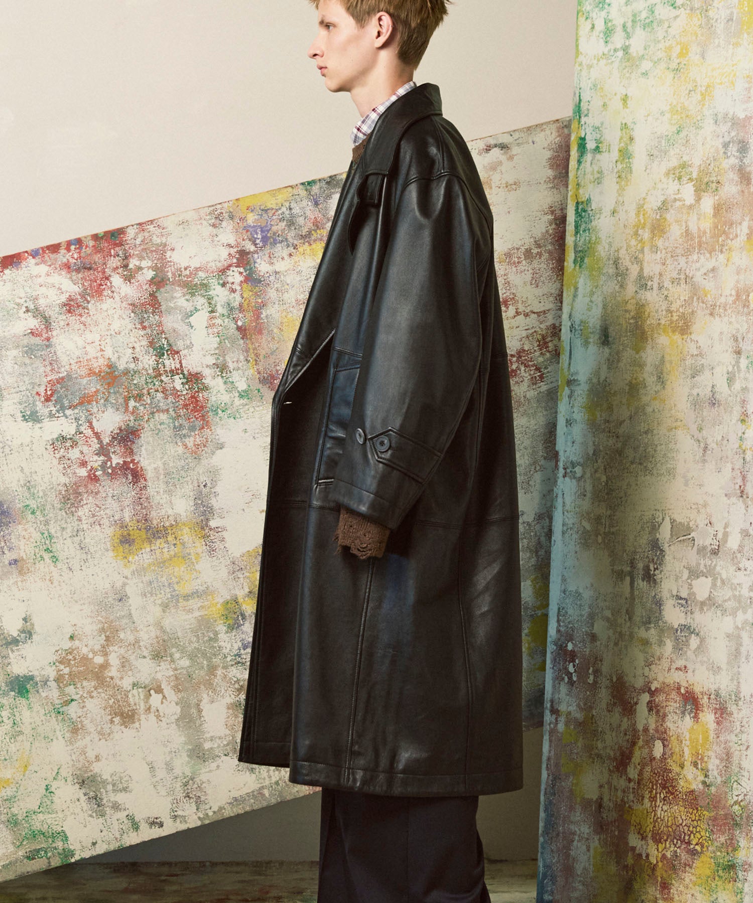 【PRE-ORDER】Sheep Leather Long Coat