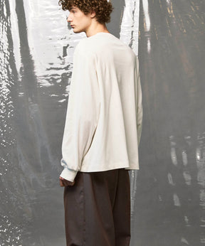 [ex] Prime-Over光滑的船员脖子长袖T恤