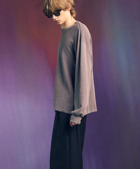 [ex] Prime-Ore-Ore-Ore-Ore-Over Smooth Crew Neck长袖T恤