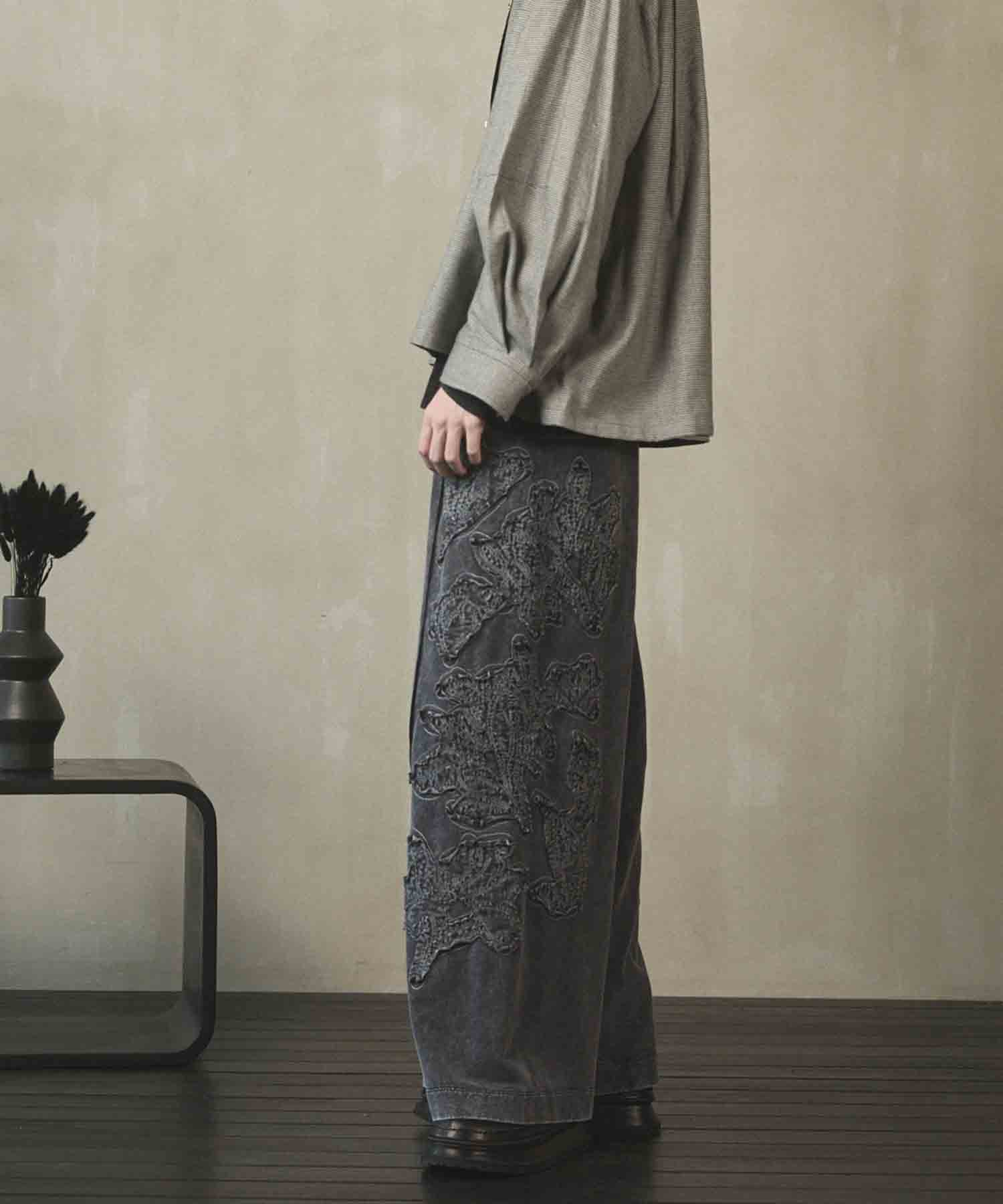 4 색 샹 브레이 세탁 가능한 양모 피크 라펠 더블 가슴 재킷