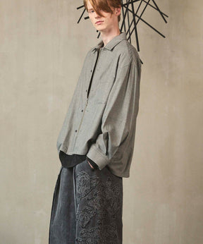 [Sales open at 12:00 on Saturday, September 13th] [Italian Dead Stock Fabric] Prime-Over 2way Zip Shirts