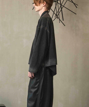 Gradation Short Length Prime-Over V-Neck Knit Pullover