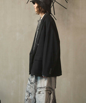 Prime-Over Layering Double Breasted Tailored Jacket