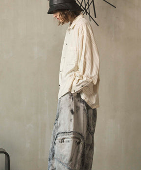 [Sales open at 12:00 on Saturday, September 13th] [Italian Dead Stock Fabric] Prime-Over 2way Zip Shirts